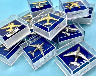 Antonov Pin, Pin With Plane, Pin With Airplane, Pin In Box, Metal Badge, Aircraft, Aviation, Best Gift, An-124, An-225, An-74, An-2, An-70