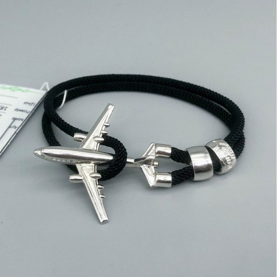 Buy Silver Airplane Bracelet Airplane Jewelry, Pilot Gift, Plane Jewelry,  Flight Attendant Gift, Travel Jewelry, Wanderer, Long Distance Gift Online  in India - Etsy