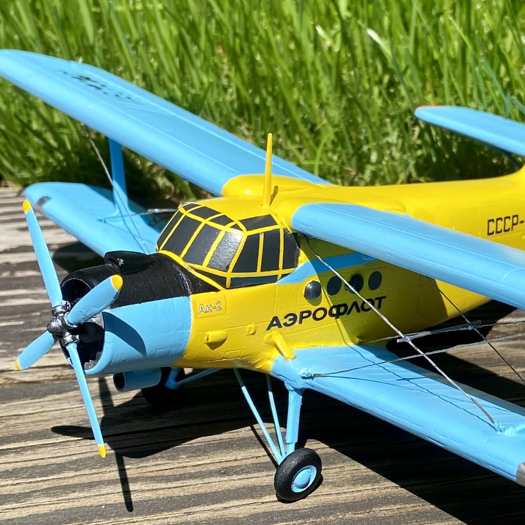Aircraft Model Antonov AN-2, Antonov Plane, An-2 Colt, Biplane, Avgeek,  Gift for Pilot, Antonov, Aeroflot, Handmade Aircraft Model, USSR