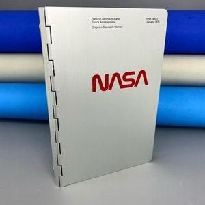 NASA Notebook, Metal Cover, Notepad, NASA Notepad, Airplane, Plane, Aviation, Travel, Nasa Space Logo, Space Notebook, Astronomy, Best Gift