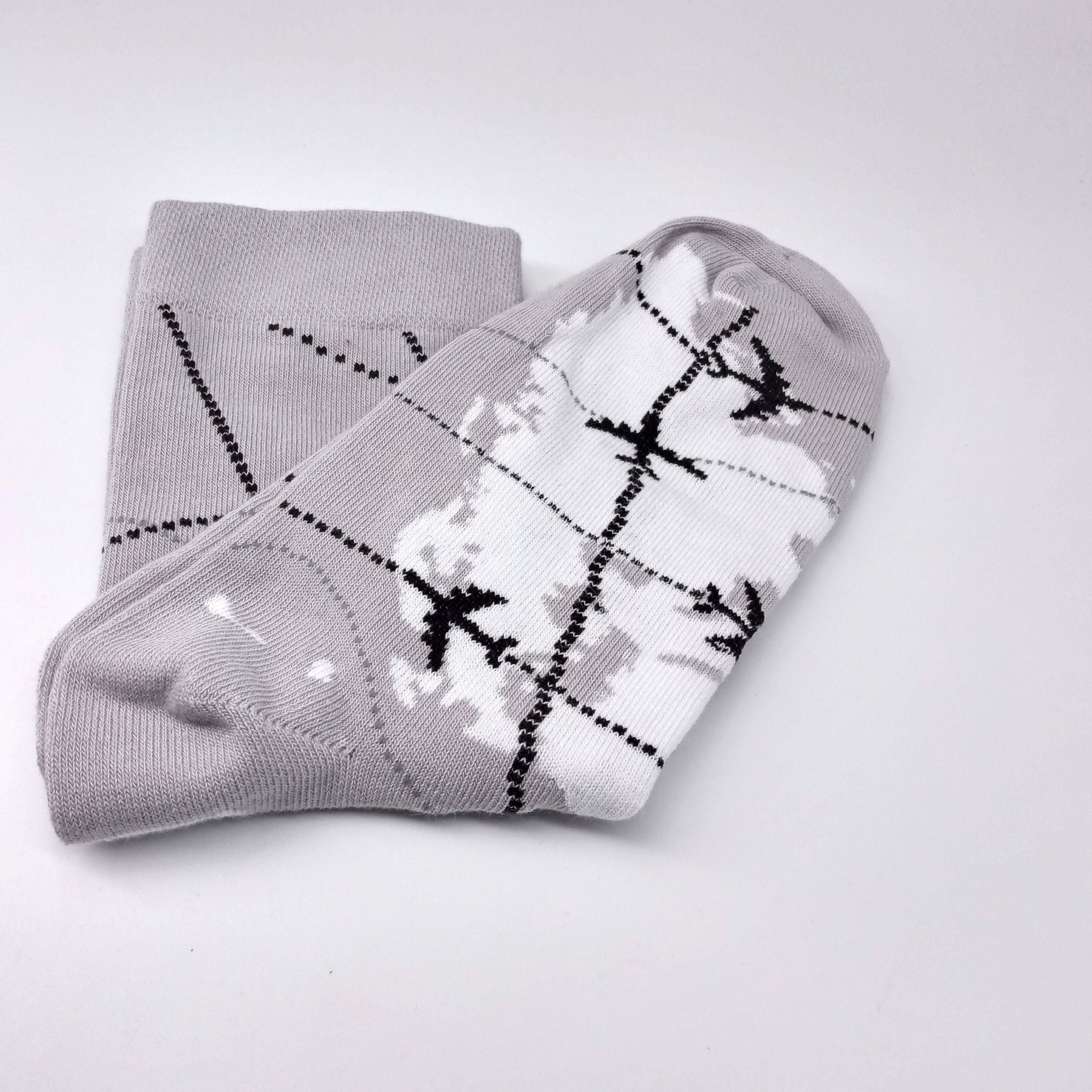 Aviation Socks Flight Radar Socks With Plane Socks With Etsy