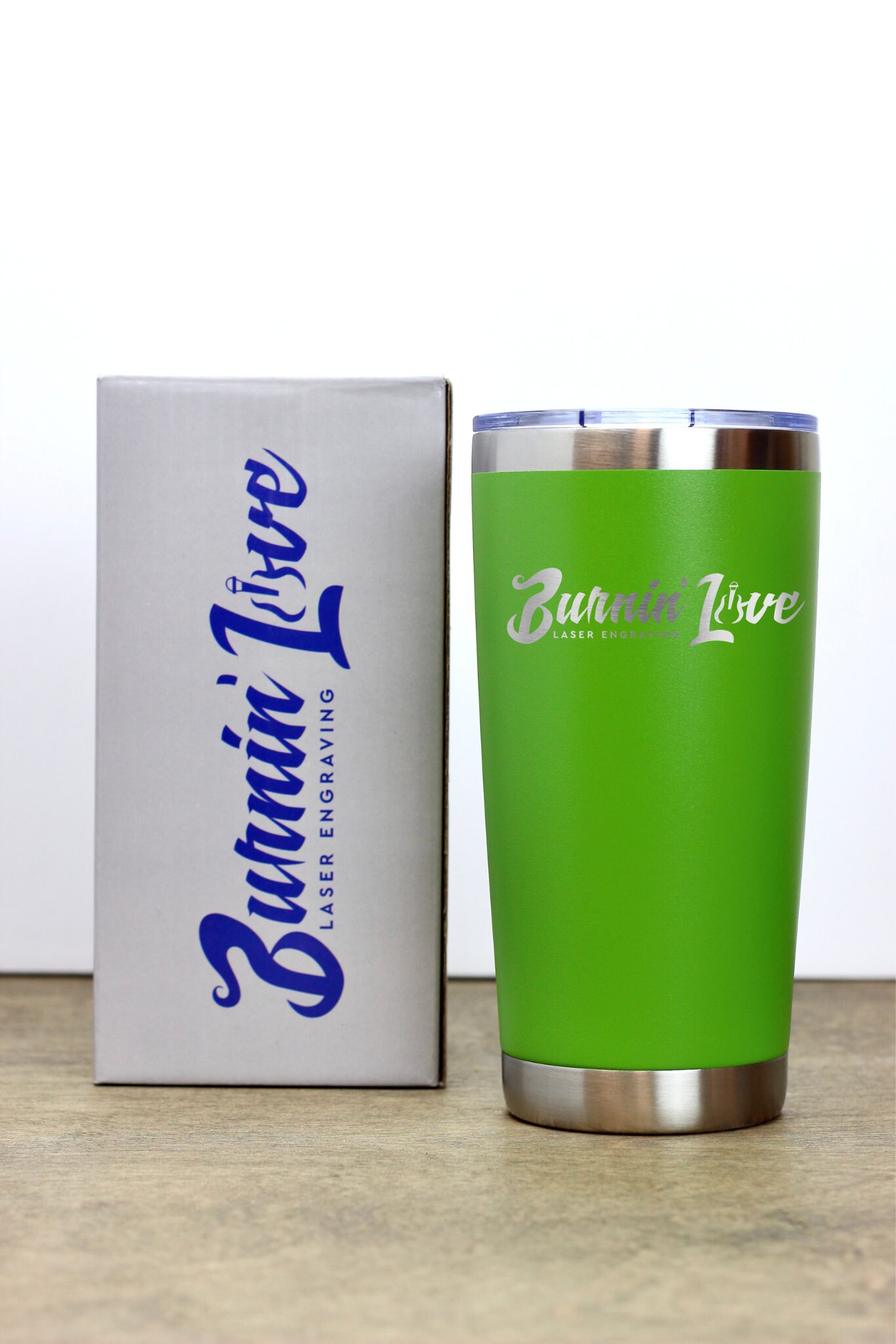 Personalized Yeti Rambler 35oz Canopy Green Custom Engraved Salt