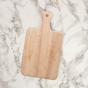 Personalized, Engraved Recipe Board - Natural Wood