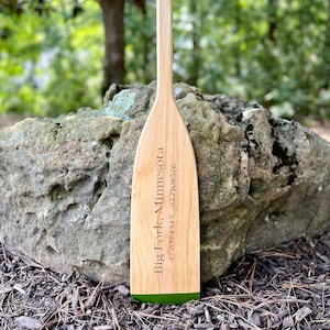 Personalized Wooden Paddle Lake house, housewarming, river, home decor, engraved, customized, canoe paddle, boat paddle, free engraving image 2