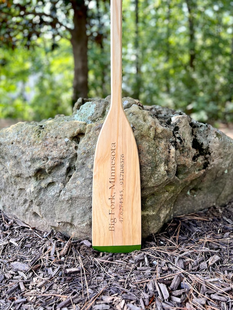 Personalized Wooden Paddle Lake house, housewarming, river, home decor, engraved, customized, canoe paddle, boat paddle, free engraving image 2