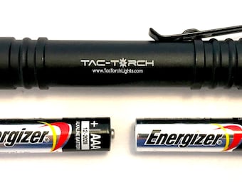 Free Personalization Flashlight - 2*AAA - Add your name or company logo - Father's Day