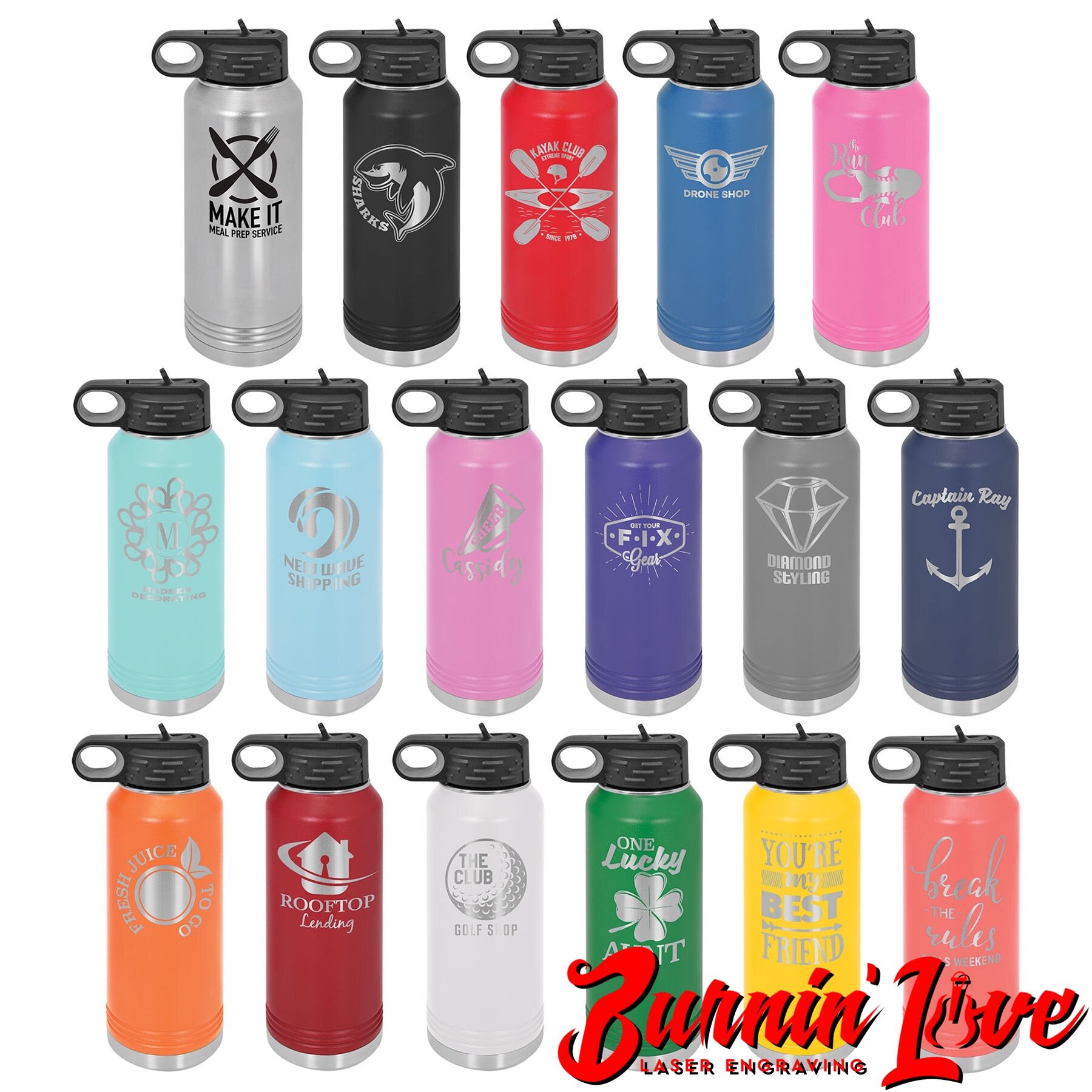 Team Water Bottle 32 Ounce Bulk Discount Team Sports Etsy