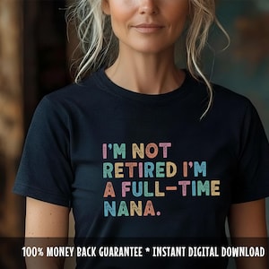 Rolig pensionerad nana