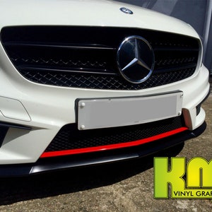 Mercedes A Class - Red front and rear detailing stripes