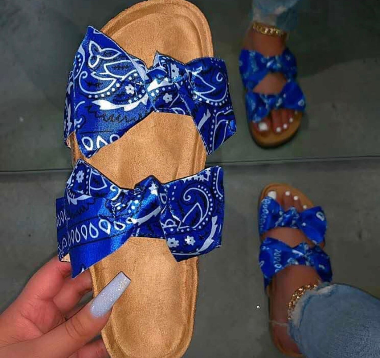 Bandanna sandals Etsy