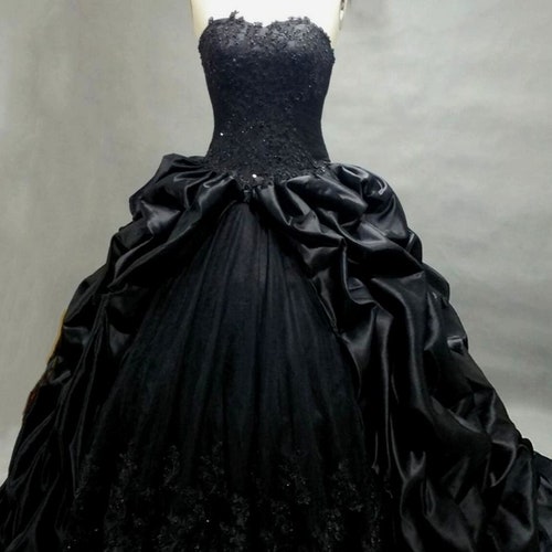 Gorgeous Gothic Wedding Dress Black Gothic Wedding Dresses - Etsy