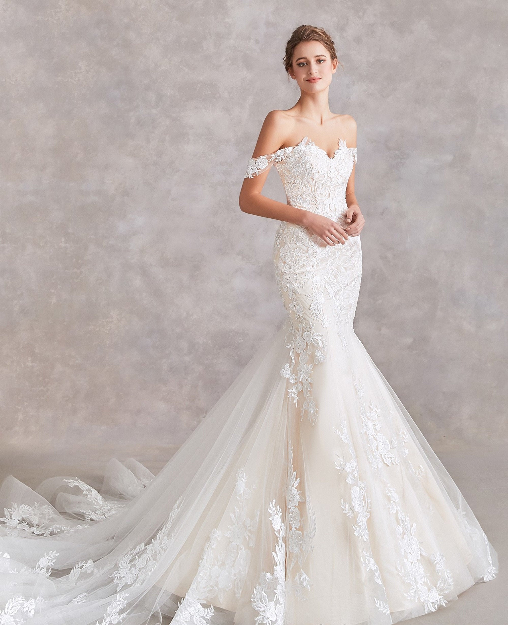 Satin Sweetheart Mermaid Wedding Dress Satin Sweetheart Mermaid Wedding Dress