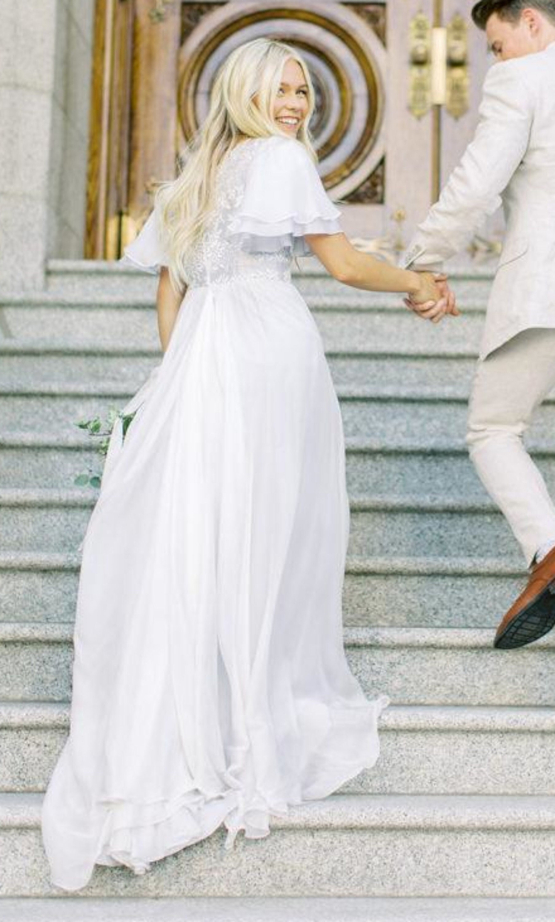 28+ Wedding Dresses With Flutter Sleeves