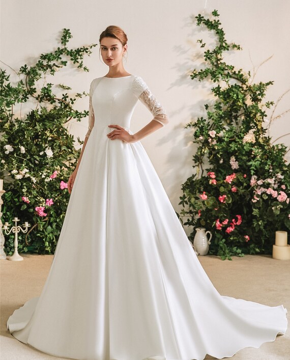 mikado dress wedding