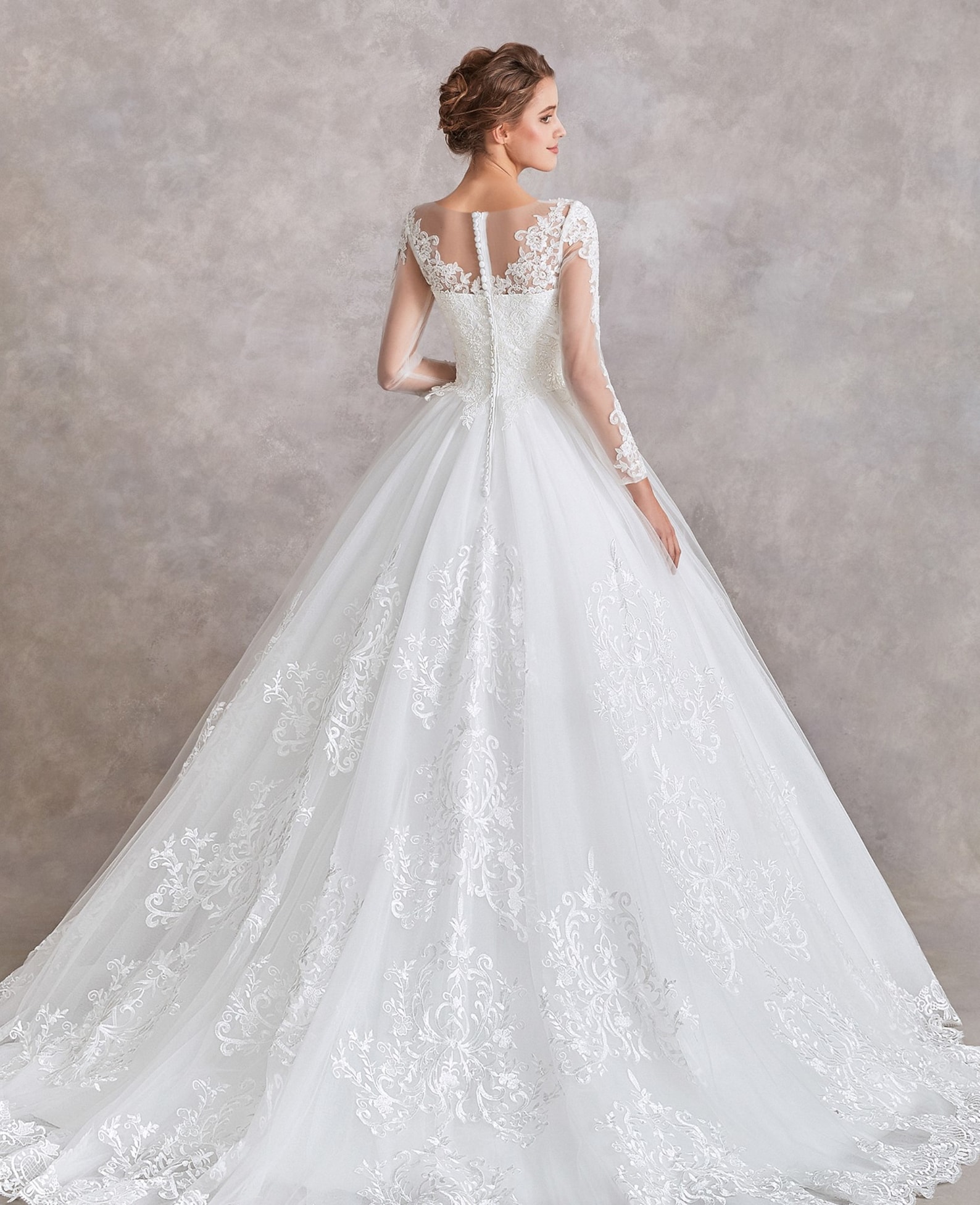 Abito Da Sposa Per Cane E Gatto In Pizzo Bianco Con Fiocco - Lusso E Confort Per Cerimonie E Compleanni - Foto 9