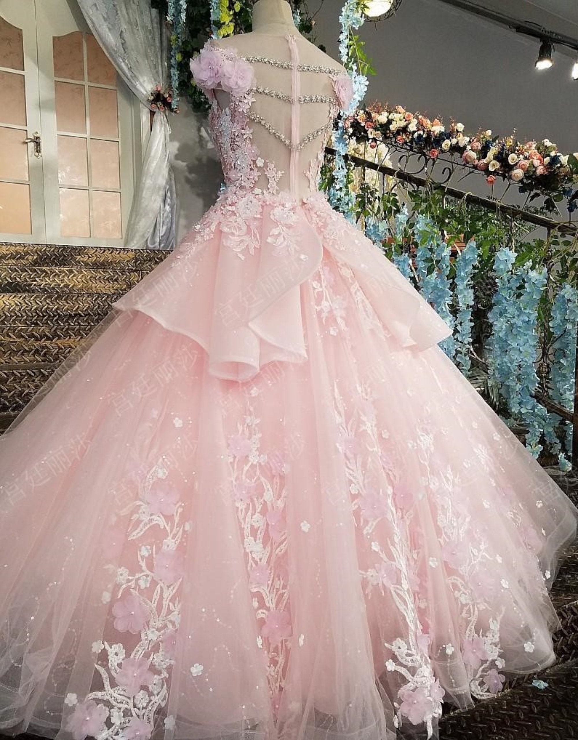 Light Pink Ball Gowns