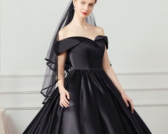 Black Princess Gown - Etsy