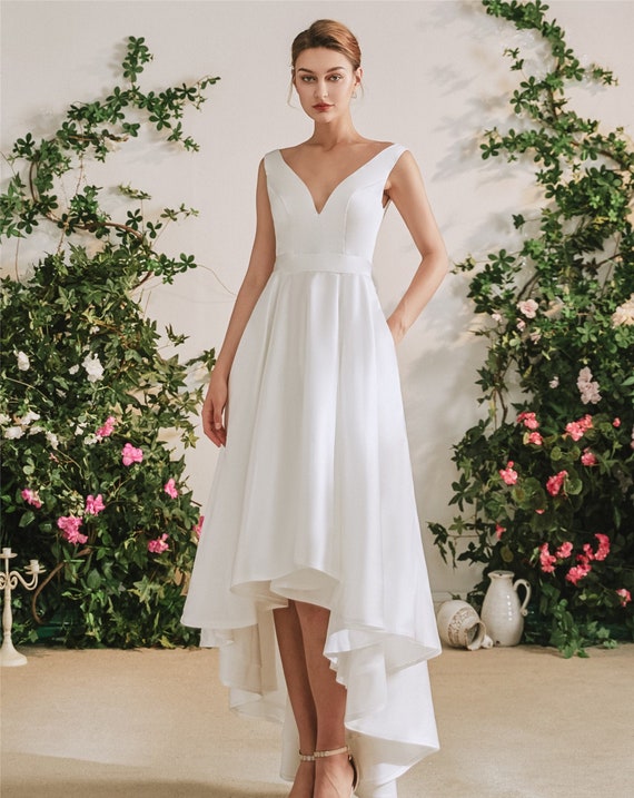 Ivory Satin Luxury Wedding 