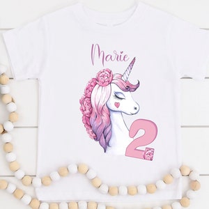 Birthday shirt girls unicorn/unicorn birthday t-shirt