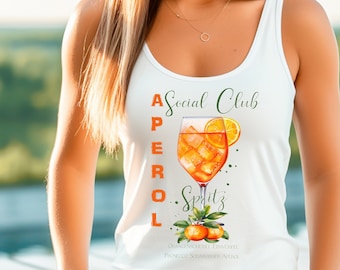 Bügelbild  mit Aperol Team Aperol/  / Bügelbild für Partys / Geschenk Sommer/