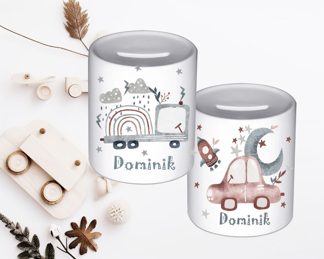 Money Box With Name/children's Money Box Gift for Etsy