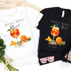 Junggesellinnenabschied Shirt JGA Braut Team Braut / Aperol / Holy Aperoli/ Party Sommer Geschenk Bild 5