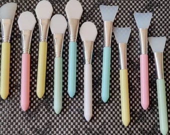 Silicone brush for face mask applications resin art food use facial mud mixing brushes crafts beauty baking