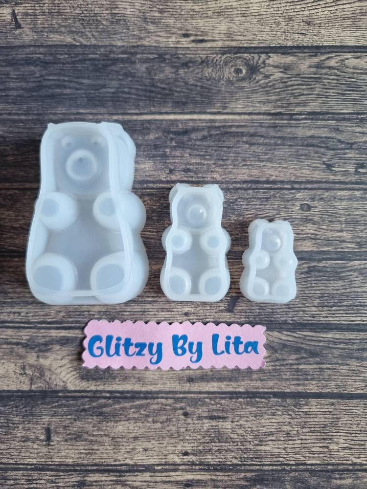 Big Gummy Bear Mold Large Silicone Gummy Molds 1 Inch 4 X Pack