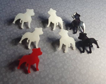 Staffy handmade resin pins small pins dog lover pins. Dog show pins
