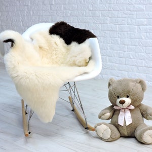 Sheepskin rug, area rug, shag rug, fur rug, large sheepskin, fur throw, leather rug, genuine sheepskin, scandinavian decor, chair cover, 361