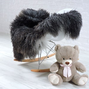 Real sheepskin rug, gotland sheepskin, area rug, shag rug, curly hair, giant sheepskin, fur throw, gotland leather rug, swedish sheepskin 79