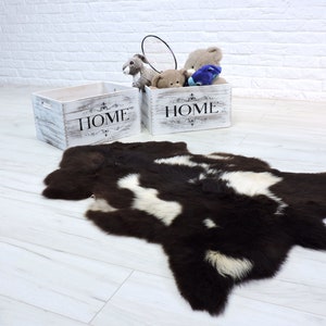 Sheepskin rug, area rug, shag rug, fur rug, lambskin leather, fur throw, leather rug, kids rug, chair cover, cozy rug 639