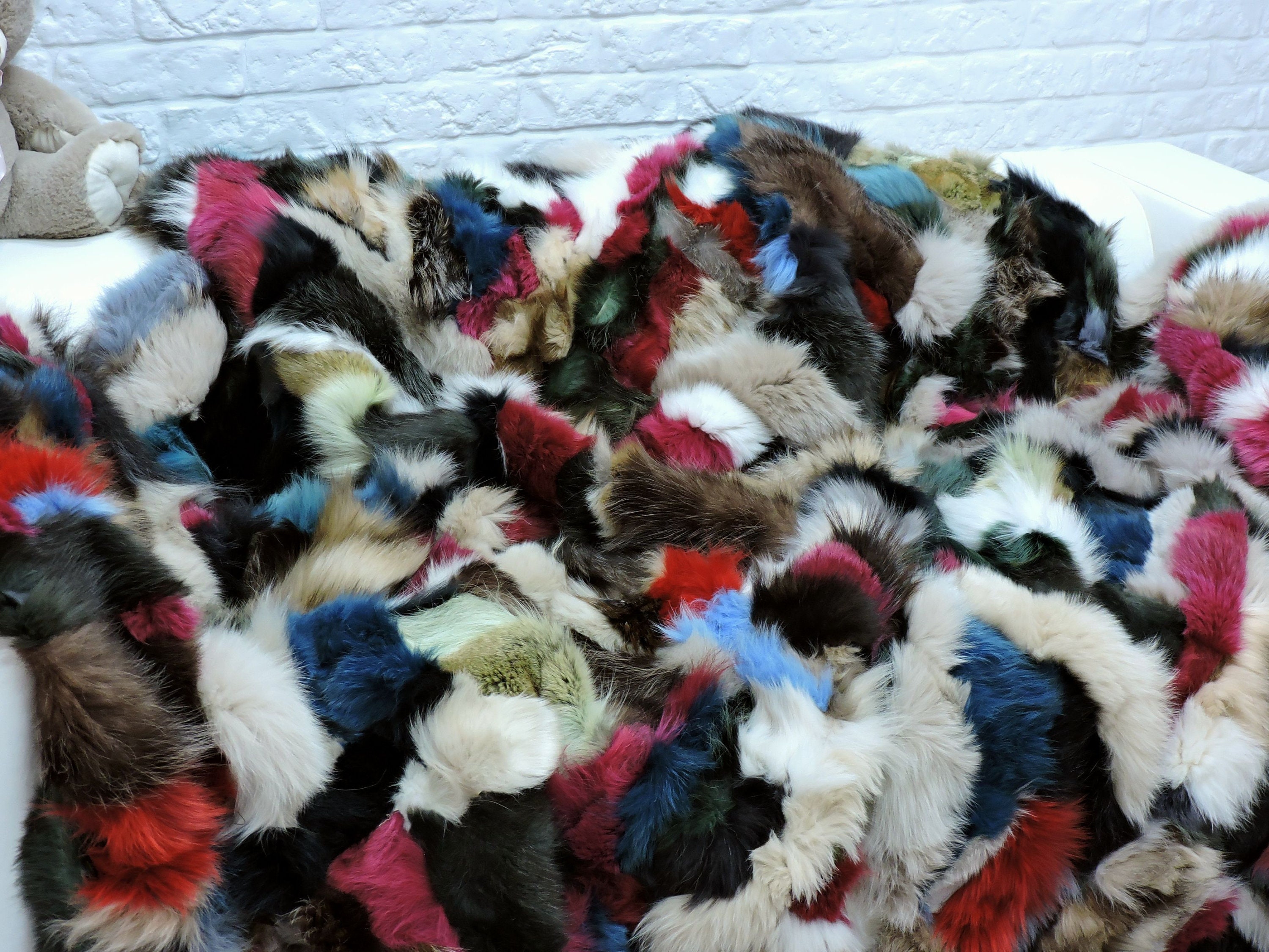 Luxury Real Fur Throw King Fur Blanket Real Fur Throw Etsy