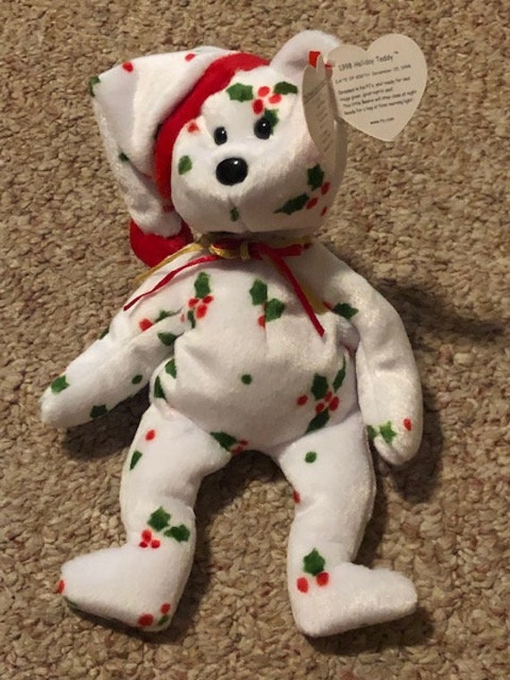 beanie baby holiday teddy 1998