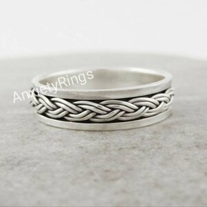 LAST CHANCE Silver Celtic Ring - Celtic Knot Spinner Ring - Spinning Ring - Thumb Ring - 925 Sterling Silver Jewelry - Women's or Men's Ring