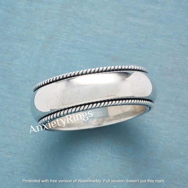 Mens Spinner Ring Etsy