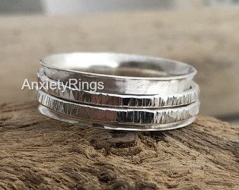 925-Sterling Solid Silver Ring,Handicraft Boho Ring,Antique Silver Ring,Thumb Ring,Spinner Ring Etsy Cyber Mother's Day