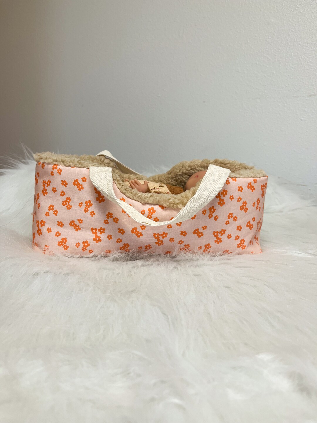 1112 Doll Basket Bed / Baby Doll Basket Carrier / Pepote Carrier / 11