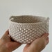 Pebbled Storage Basket Crochet Pattern / Crochet Display Basket / Home Storage / Crochet Bowls / Downloadable Crochet Pattern / e-pattern 