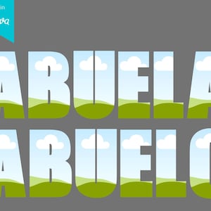 Plantilla de marco de Canva: plantilla de Canva para abuela, plantilla de Canva para abuelo, regalos para abuelas y abuelos, regalo para el día de la madre, regalo para el día del padre
