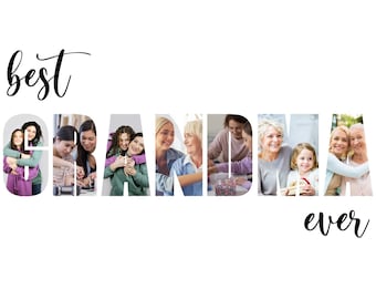 Canva Frame Template - Grandma Canva Template, Grandpa Canva Template, Gifts for Her, Gifts for Him, Mothers Day Gift, Fathers Day Gift