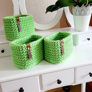 Gehaakte vierkante mand, bodemsilo, kinderkamerdecoratie, mandopslag, cadeau-idee, kerstcadeau, badkameropslag