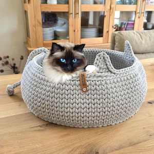 Cat Basket & Dog Bed – Pet Bed, Soft Cat Cushion, Cat Bed, Gift for Cat Owner, Cat Mom Gift, Dog Sofa xxl
