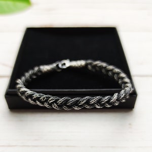 Gift your dad something special with this handmade, southwestern-style kazaziye bracelet. It's made from high-quality silver and is perfect for any man in your life!