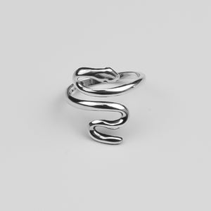 Unique Animal-Inspired Silver Ring – Perfect Women's Gift
