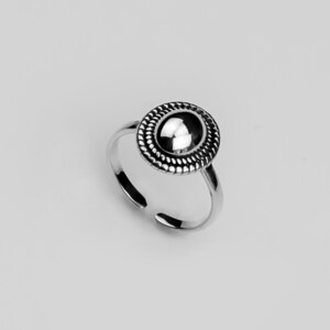 925 Sterling Silver Adjustable Boho Ring Unique Stylish Band Perfect Gift for Her image 3