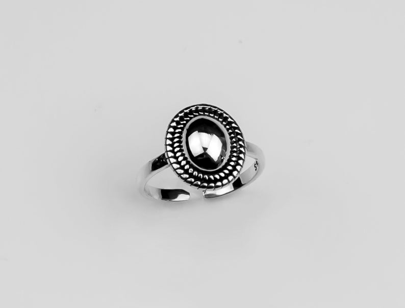 925 Sterling Silver Adjustable Boho Ring Unique Stylish Band Perfect Gift for Her image 2