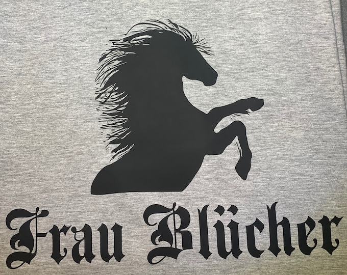 Featured listing image: Young Frankenstein handmade tee! Frau Blucher!