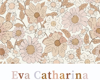 summer bohemian vintage floral seamless repeat pattern file ,  seamless pattern for fabric, commercial license pattern