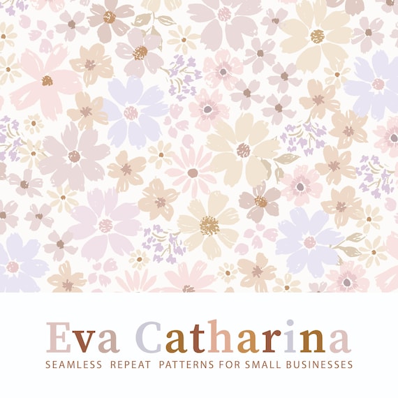 Exclusive license for this specific seamless repeat pattern design, only for fabric printing